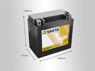 Slika 12V13D AUX14 VA Varta Moto